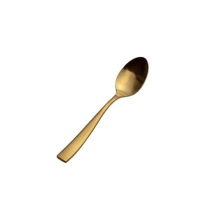 Bon Chef Manhattan, Soup/Dessert Spoon, Matte Finish, 18/10, 7.75" - Gold Matte , set of 12 S3003GM